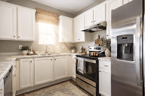 Floor plan for 2 beds, 2 baths, 1107 sqft